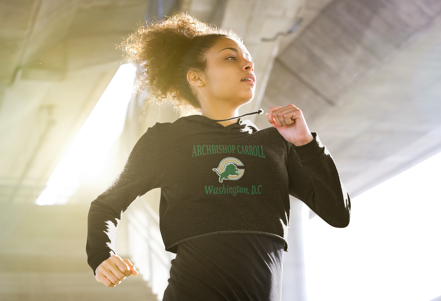 Carroll Women's Cropped Hoodie