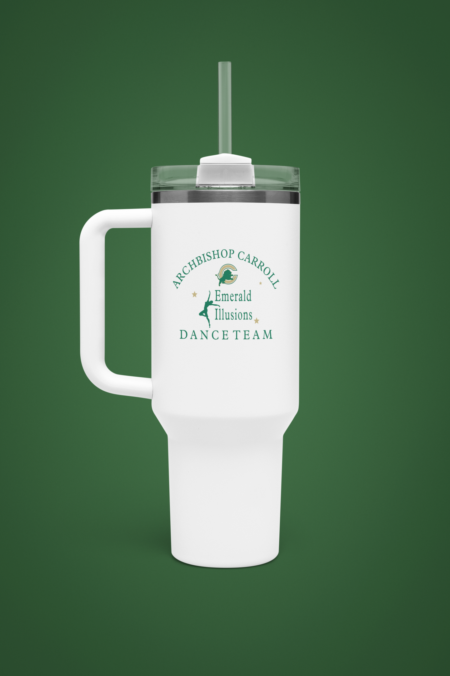 40oz Emerald Illusions Dance Team tumbler