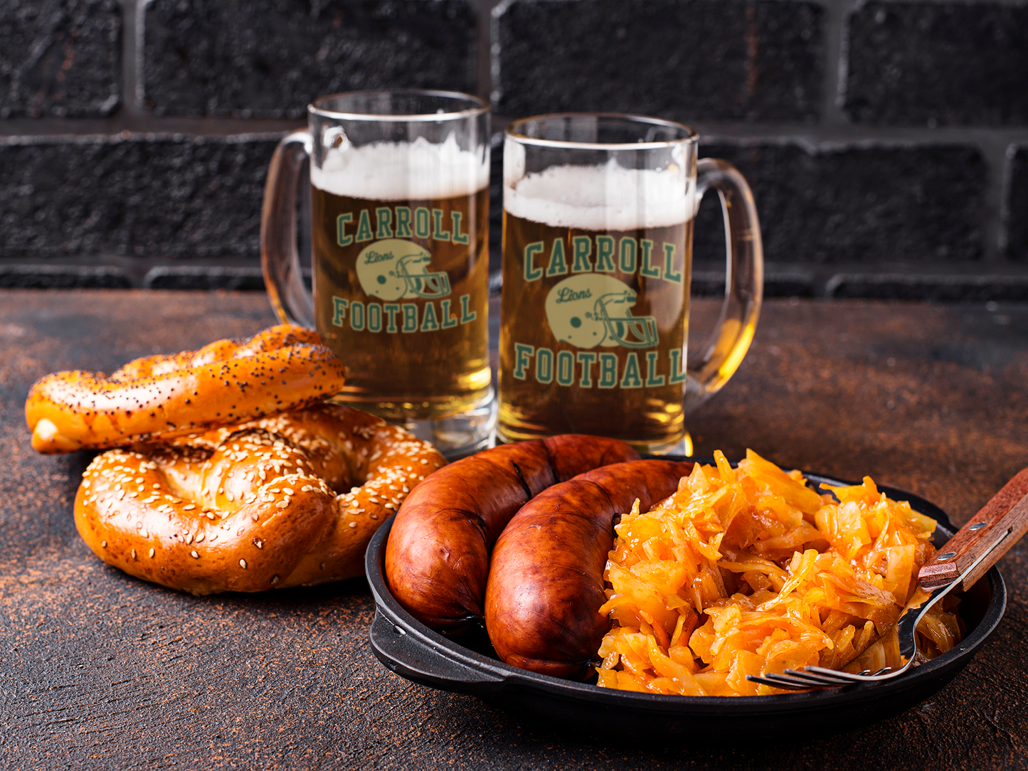 Carroll Football Mug