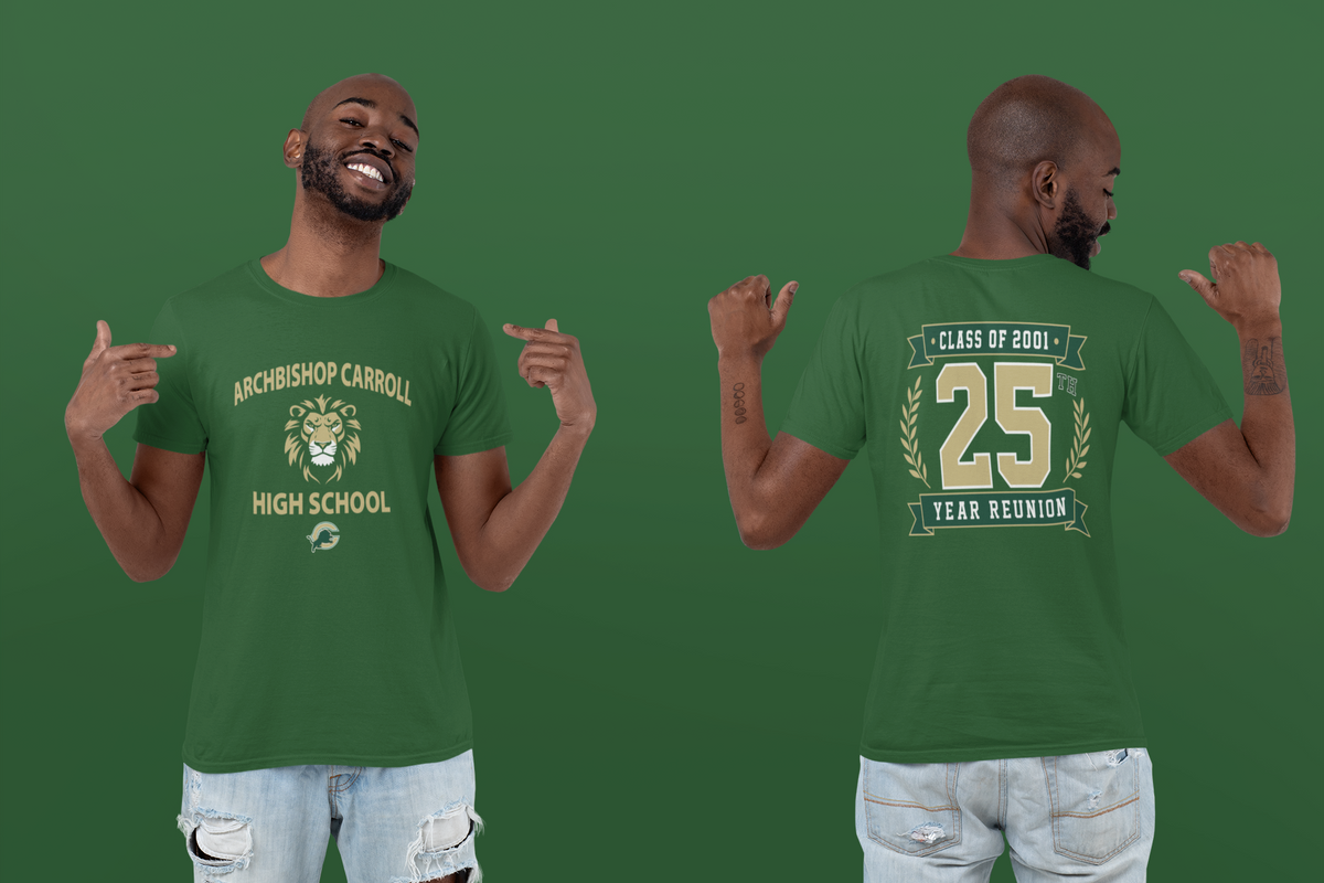 Archbishop Carroll High School Class of 2001 25th Reunion Tee