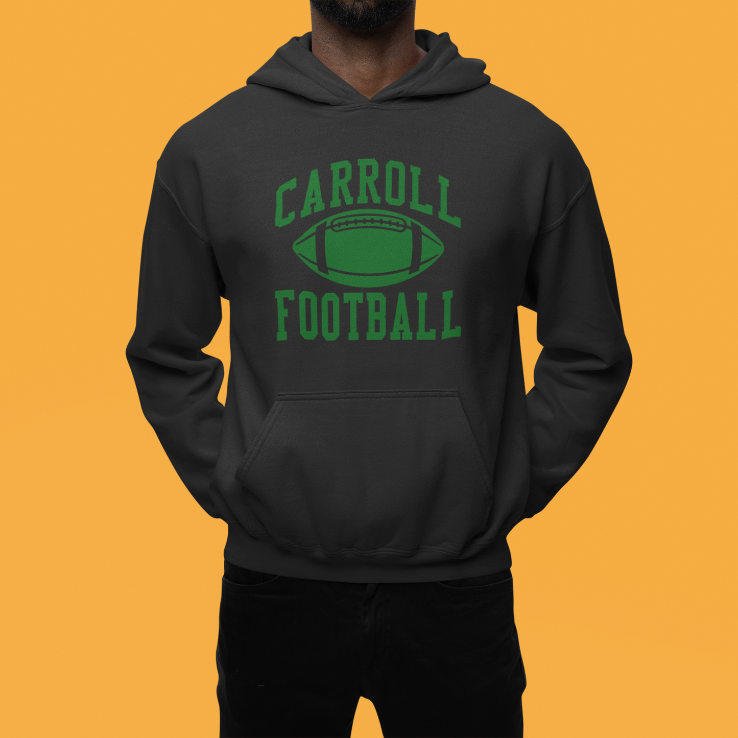 Carroll Football Hoodie 50/50 Blend