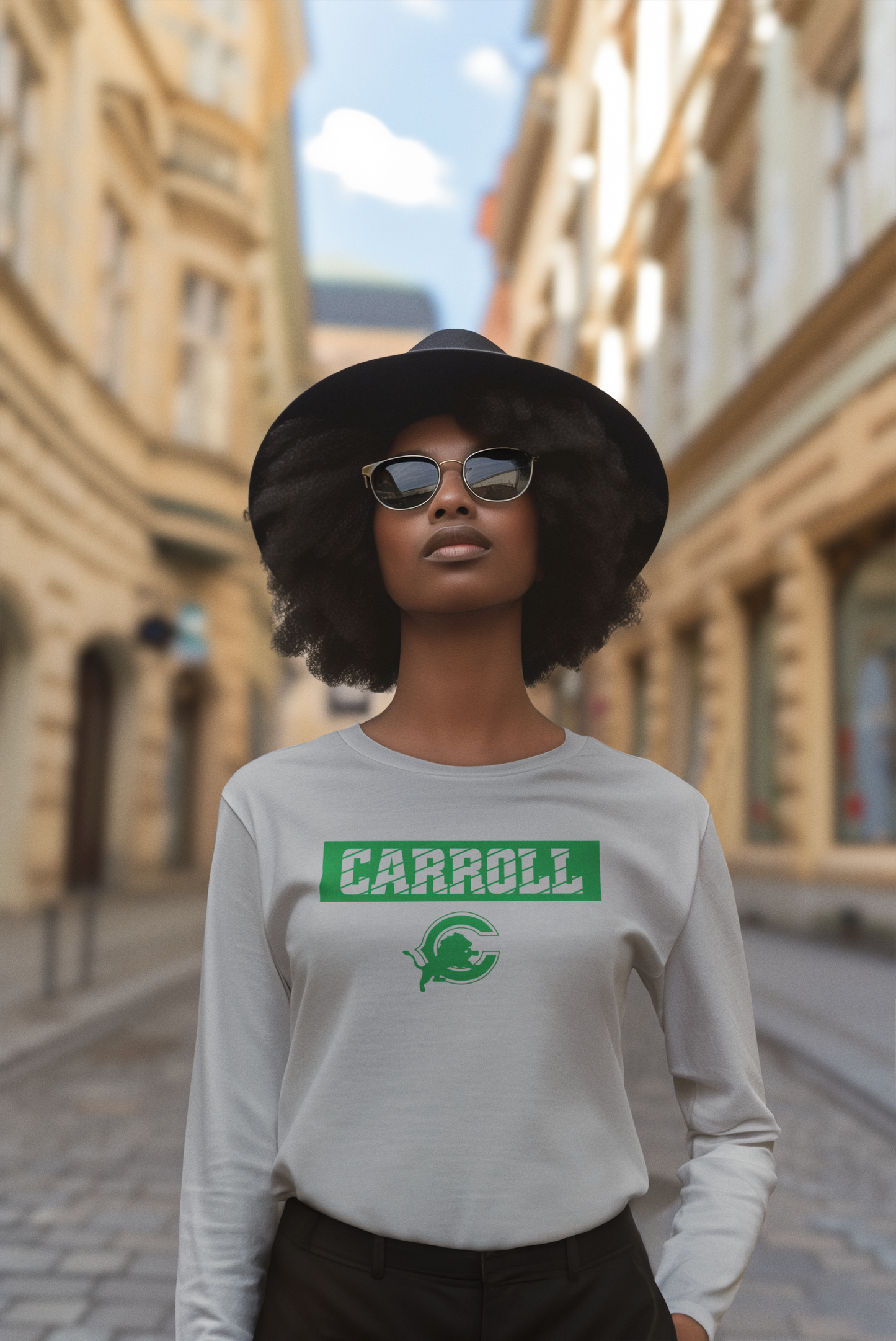 Unisex Cotton Long-Sleeve T-Shirt Carroll