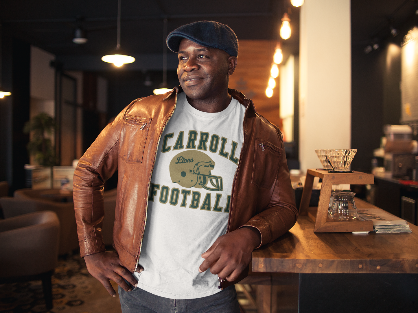 Carroll Football Throwback tee unisex