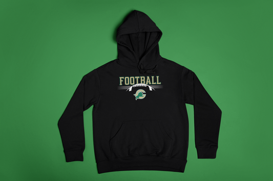 Black Hoodie Carroll Lions Football